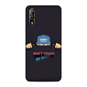 Screaming Ranngers Don’t Touch My Phone/Quote 3D Printed Back Cover for Vivo S1 / Z1X
