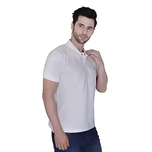 Vibgyor Men's Cream Tshirt (Small)