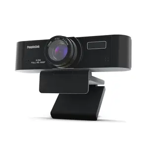 PeopleLink® Orion C80 Webcam, FHD1080p with Built-in Mic, 120° Wide Angle,4X Zoom, Plug & Play USB Connectivity, with privacy shutter, perfect for Video Conferencing, Online Classes, & Live Streamings