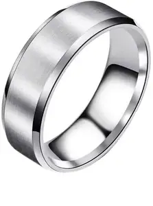IC - Silver Plain Ring (Size-17)