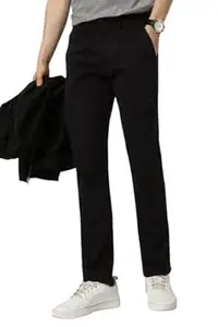 Peter England Men's Skinny Fit Mid Rise Premium Casual Trouser Chinos