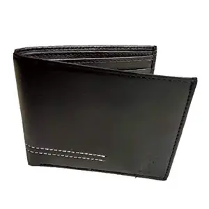 Fashion Link Leather Wallet for Mens Black with Gift Box