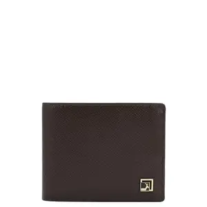 Da Milano RFID Protected Leather Wallet for Men – Brown – Genuine Leather Bifold Wallet with 6 Card Slots, 2 Compartments & Pocket