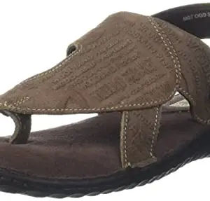 Woodland Men's 3337119 Brown Leather Sandal-6 UK (40 EU) (7 US) (OGD 3337119BROWN)