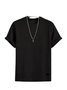 Men Trendy Stripes Half Sleeves Comfortable, Breathable, Lightweight, Skin Friendly T-Shirt