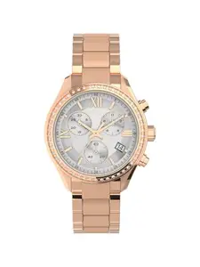 TIMEX Chronograph Silver Dial Women's Watch-TW2V57900