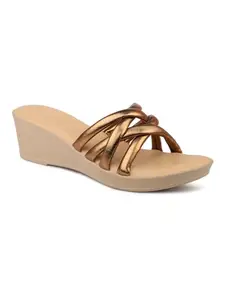 Inc.5 Women Antique Solid Wedge Sandals