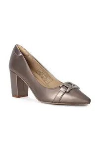 Van Heusen Women Gold Heels