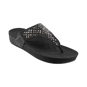 Metro Women Black Synthetic Sandals SIZE ( 4 UK/India (37EU) ) ( 32-328-11-37-BLACK )