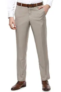 Van Heusen Men's Regular Formal Trousers (VHTFFCFB098032_Grey_30W x 34L)