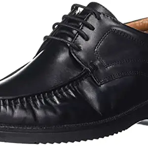 Bata Men's SHAROOK Black Leather Uniform Dress Shoe (8246715)