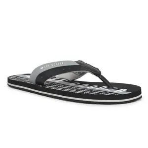 Lee Cooper Men's Casual Chappal, Open Toe, Brown, UK Size 6, Synthetic Material