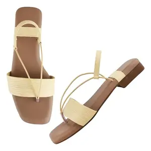 TRYME Ravishing Flat Sandals Perfect for Every Occasion, Elegant & Durable Flats For Womens & Girls