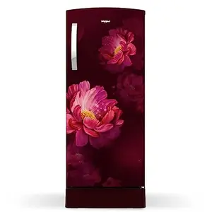 Whirlpool 192 L 4 Star Inverter Direct-Cool Single Door Refrigerator (215 IMPRO ROY 4S Inv Wine Peony-Z, Base Stand with Drawer, 2023 Model)