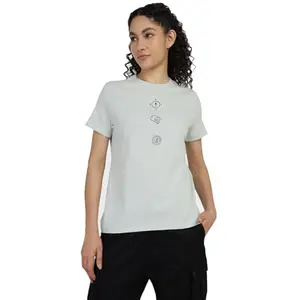 Royal Enfield Find Yourself T Shirt (Size: 2XL)-TSS250041-GREEN Melange