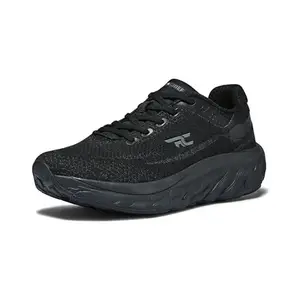 Red Chief Sports Running Shoes for Men & Boys | Stylish Lace-Up Outdoor Shoes | Lightweight Walking-Style Runners | Comfortable Athletic Black | Size-7 | R1719 001