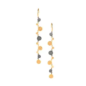 Shaya by CaratLane Meant to Shine Confetti Earrings in Dual Plated 925 Silver