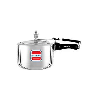 UCOOK By UNITED Ekta Engg. Aluminium 2.5 Litre Inner Lid Non-Induction Pressure Cooker