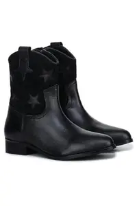 Zoom Shoes Premium Leather Comfortable Lightweight Boots for Women with LEATHER Sole Ideal for Casual Wear