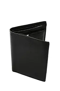 Laps of Luxury ® Men's International Leather Wallet in Black Colour