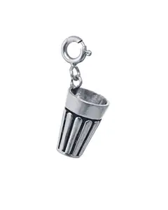FOURSEVEN® Jewellery 925 Sterling Silver Charm | Chai Cutting Charm Pendant, Fits in Bracelets and Necklace for Men Women