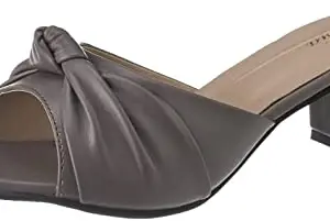 Flavia Womens Platform Grey Sandal, 7 Uk (Ain/015)