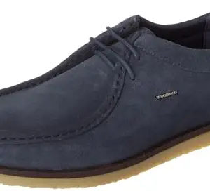 Woodland Men's Dnavy Leather Casual Shoe-8 UK (42 EU) (GC 4140021)