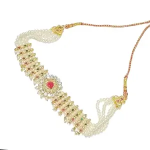 New Festive Special Traditional White Tanmani Necklace Maharashtrian chinchpeti moti necklace By Shrungarika(NS-502)