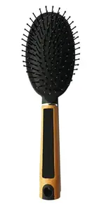 Foreign Holics Oval Shape Wooden Handle Soft Bristle Hair Brush for Men and Women