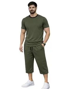 Mack Jonney Men's Polyester Lycra Tracksuit | Lightweight Sports & Gym Wear | Comfortable Running & Training Track Suit for Men-MJ-186