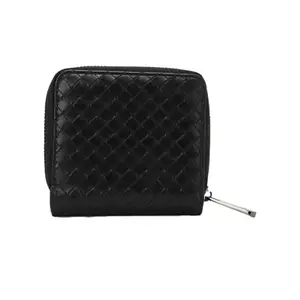 Van Heusen Zipper Small Wallet Women's Formal Wear Small Wallet (Black, Medium)