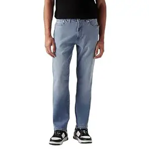 Levi's Men's 541 Light Indigo Tapered Fit Mid-Rise Jeans