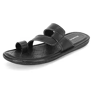 Khadim's Men Black Slip-Ons - UK 6