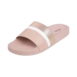 Mochi Women's Peach Synthetic Sandals 5-UK 38 (EU) (41-4105)