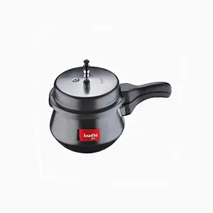 ANANTHA CNB Non-Induction Base Outer Lid Aluminium Handi/Curry and Briyani Pressure Cooker, 1.5 Litres