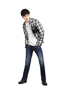 Jack & Jones Men's Regular Fit Jeans | Low Rise | Jeans for Men