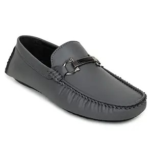 Liberty Fortune Grey Casual Non Lacing Shoe for Mens (AVN-38_Grey-10)