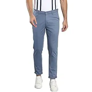 Dennis Lingo Men's Regular Fit Mid Rise Pants