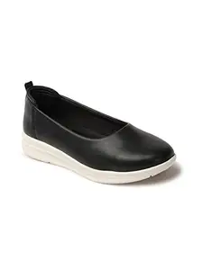 ICONICS Women Ballernia Shoes Colour- Black Size-UK 4