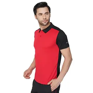Vector X Python-C Men's Polo Neck T-Shirt Red-Black