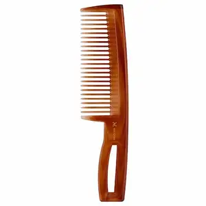 Miss Claire Wide Tooth Hair Comb, Premium Hair Comb For Effortless Styling And Gentle Detangling For Men & Women (Brown) (253TT)