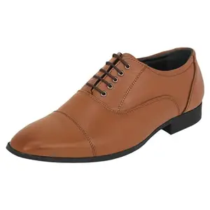 SeeandWear Leather Oxford Shoes for Men Tan