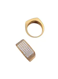 Stylish Men's Designer Ring Diamond Gold Ring For Men Ring/Gold Ring||JEWELRYRING-354-24