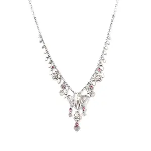 Shaya by CaratLane The Trail Keeper Elephant Necklace Crafted in 925 Silver for Women