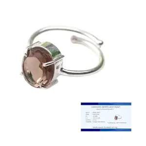 Smoky quartz diamond cut ring | Products AAA Natural Original Certified | Genuine Adjustable | Gemstone | for Unisex| charged | thebutterflytarot1111