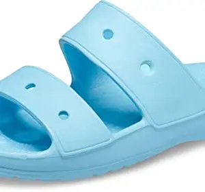 Crocs Classic Blue Sandal-(206761-411)-6 UK Men/ 7 UK Women (M7W9)