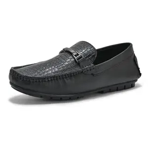 Woodland Men's Black Softy Crust Formal Shoes-11 UK (45EURO) (GW 4904023RW)