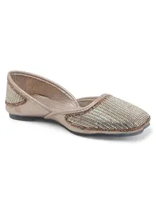 Iconics Women Shoes,Gold,UK-8