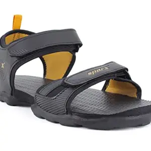 Sparx mens SS 715 | Latest, Daily Use, Stylish Floaters | Gold Sport Sandal - 10 UK (SS 715)