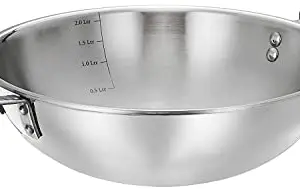 Offtrot Stainless Steel Triply Kadhai, 20 cm price in India.
